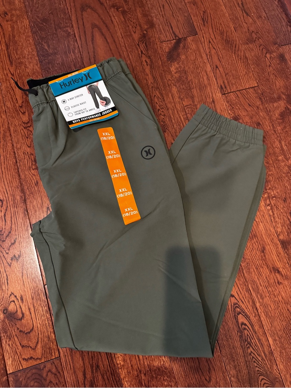 Hurley Olive Green Men's Jogger Pants